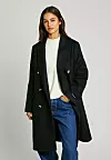 Pepe Jeans crni kaput (230 eura)