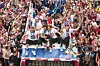 Nenadmašni doček Vatrenih u Zagrebu 2018., nakon osvojenog srebra na Svjetskom prvenstvu u Rusiji