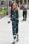 London, UNITED KINGDOM - Singer Ashley Roberts seen looking trendy in a forest green pyjama suit while leaving Heart during the Global’s Make Some Noise Emergency Appeal Day. BACKGRID UK 19 JUNE 2020,Image: 533464432, License: Rights-managed, Restrictions: , Model Release: no, Credit line: RUSHEN / BACKGRID / Backgrid UK / Profimedia