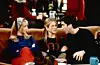 LIBRARY. USA. David Schwimmer , Jennifer Aniston and Lisa Kudrow in the ©Warner Bros. TV series : 'Friends' ( 1994-2004 ),Image: 448706349, License: Rights-managed, Restrictions: Supplied by Landmark Media. Editorial Only. Landmark Media is not the copyright owner of these Film or TV stills but provides a service only for recognised Media outlets., Model Release: no, Credit line: Supplied by LMK / Landmark / Profimedia