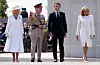 Kraljevski par u Normanidji se susreo s francuskim predsjednikom Emmanuelom Macronom i njegovom suprugom Brigitte Macron