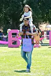 Los Feliz, CA - *EXCLUSIVE* - Channing Tatum takes his daughter Everly to a floral-themed event in Los Feliz. The pair got their faces painted on a beautiful Sunday afternoon and Everly got to enjoy a piggy back ride with daddy. Pictured: Channing Tatum, Everly Tatum *UK Clients - Pictures Containing Children Please Pixelate Face Prior To Publication*, Image: 375933621, License: Rights-managed, Restrictions: , Model Release: no, Credit line: Profimedia, Backgrid USA