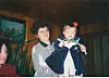 Margareta i mama Ljilja na proslavi njenog prvog rođendana.