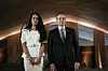 Tina Gaber i Robert Golob na dodjeli Prešernovih nagrada prije dvije godine