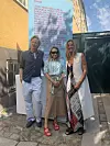 Ana Ivančić s Gannijevom kreativnom direktoricom Ditte Reffstrup i njezinim suprugom Nicolajem