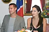 Angelina Jolie and Brad Pitt at a press conference in Namibia. Photos: Namibian Times Copywright: CR: JETH --- Brad Pitt, Angelina Jolie--- Restrictions apply: No South Africa --- --- - 310-276-9202,Image: 18402311, License: Rights-managed, Restrictions: , Model Release: no, Credit line: FAME PICTURES / Backgrid USA / Profimedia