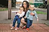 Stella Moris (centre) and sons, Gabriel (right) and Max (left) leave Belmarsh Prison after visiting her partner and their father, Julian Assange.,Image: 554989864, License: Rights-managed, Restrictions: , Model Release: no, Credit line: Aaron Chown / PA Images / Profimedia
