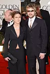 399817 56: Actors Jennifer Aniston and Brad Pitt attend the 59th Annual Golden Globe Awards at the Beverly Hilton Hotel January 20, 2002 in Beverly Hills, CA. (Photo by Vince Bucci/Getty Images)