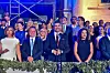 Dubrovnik, 100721. Svecano otvaranje 72. Dubrovackih ljetnih igara u reziji Hrvoja Korbara. Na fotografiji: Gordan Jandrokovic i Mato Frankovic Foto: Tonci Plazibat/CROPIX