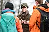 Kate je odlučila podignuti kosu kako joj ne bi smetala, ali i kako bi mogla nositi kapu sa šiltom kojom se zaštitila od hladnoće