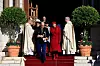 Knez Albert II. sa suprugom Charlene pozdravio je okupljene građane ispred monegaške katedrale