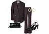 Prada torbica (2900 eura)/The Frankie shop gornji dio odijela (360 eura)/The Frankie Shop donji dio odijela (240 eura)/Zara cipele na petu (29,95 eura)/Zara okrugle naušnice (12,95 eura)