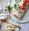 Pavlova rolada s jagodama