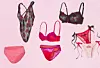 Gaćice s motivom Kupida 5,98 €/ Čipkasti body Les Roses 59,95 €/ Grudnjak Les Roses 59,95 €/ Set grudnjak i gaćice 69,90 €/ Gaćice Flirty&Wordy (2 komada) 39,95 €, sve Savage x Fenty