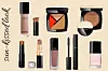 Kompleks za sjaj i prekrivanje Les Beiges Water-Fresh tint (50 funti)/ višenamjenska paleta Palette Essentielle (52 funte)/ puder u kamenu za sjaj Les Beiges Healthy Glow Illuminating Powder (62 dolara)/ višenamjenski stick Baume Essentiel u zlatnoj boji (45 dolara)/ ruž za usne Rouge Coco Flash , nijansa 53 Chicness (40 dolara)/ tekući ruž za usne Rouge Allure Ink , nijansa 178 Rosy Brown (40 dolara)/ maskara za volumen Le Volume de Chanel (32 dolara)/ lak za nokte Le Vernis , nijansa 167 Ballerina (28 dolara)