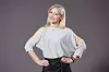 Zagreb, 150324. Studio HM. Ursula Tolj, voditeljica i urednica HRT-a.
