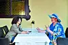 Novinarka Snježana Dragojević Harapin i Radojka Šverko.