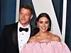Christian McCaffrey, Olivia Culpo attend the 2022 Vanity Fair Oscar Party at the Wallis Annenberg Center for the Performing Arts on March 27, 2022 in Beverly Hills, California.