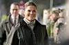 Crown Princess Victoria of Sweden (R) and Crown Prince Daniel of Sweden visit a STANTA training camp in eastern England, on November 29, 2023, where Swedish military personnel are delivering training to Ukrainian soldiers as part of the UK-led Operation Interflex. (Photo by Alastair Grant/POOL/AFP)