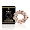 Philip B Silky Smooth Classic Schrunchie set od tri svilenkaste gumice u crnoj ili bež boji, 24€