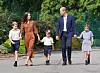 Kate i William jučer su otpratili svoju djecu u školu.
