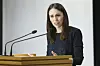 WELLINGTON, NEW ZEALAND - MARCH 31: Prime Minister Jacinda Ardern speaks to media during a press conference at Parliament on March 31, 2020 in Wellington, New Zealand. New Zealand has been in lockdown since Thursday 26 March following tough restrictions imposed by the government to stop the spread of COVID-19 across the country. A State of National Emergency is in place along with an Epidemic Notice to help ensure the continuity of essential Government business. Under the COVID-19 Alert Level Four measures, all non-essential businesses are closed, including bars, restaurants, cinemas and playgrounds. Schools are closed and all indoor and outdoor events are banned. Essential services will remain open, including supermarkets and pharmacies. Lockdown measures are expected to remain in place for around four weeks, with Prime Minister Jacinda Ardern warning there will be zero tolerance for people ignoring the restrictions, with police able to enforce them if required. New Zealand now has over 500 confirmed cases of COVID-19 while one person has died. (Photo by Hagen Hopkins - Pool/Getty Images)