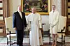 Princ Albert od Monaka i njegova supruga, princeza Charlene, papu Franju su posjetili 2016.