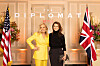 Veleposlanica Jane D. Hartley i Keri Russell na prijamu