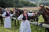 Kod drvenog čardaka iznad Šandrovca nalazi se odmorište za konje i jahače.