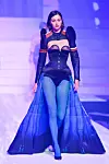 A model walks the runway during the last Fashion show by Jean-Paul Gaultier in Paris on January 22nd 2020, Image: 494344897, License: Rights-managed, Restrictions: , Model Release: no, Credit line: Pecquenard+Ferey / KCS Presse / Profimedia