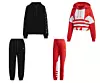 Reebok x Victoria Beckham crni komplet ($260 + $292)/Adidas (Shooster) crveni komplet (293,90 kn + 265,30 kn)