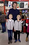 Ivica Kostelić sa sinovima Leonom i Ivanom