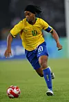 Aug. 19, 2008 - RonaldiNho of Brazil plays against Argentina in semifinals on Tuesday, August 19, 2008, in the Games of the the XXIX Olympiad in Beijing, China. (Abaca Press/MCT), Image: 212437328, License: Rights-managed, Restrictions: , Model Release: no, Credit line: Abaca Press / Zuma Press / Profimedia