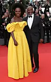 Supružnici Viola Davis, u haljini Alexandra McQueena, i Julius Tennon