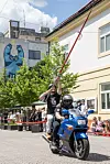 Lovro Juraga na moto alci