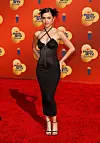 US singer Olivia Rodrigo arrives for the MTV Movie and TV Awards at the Barker Hangar in Santa Monica, California, June 5, 2022. (Photo by Michael TRAN/AFP)