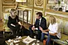 S Brigitte i Emmanuelom Macronom sastala se 2018. u Elizejskoj palači