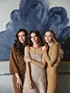 Ljupka nosi haljinu PROENZA SCHOULER, Heraldi for Women; nakit PRAHIR FINE JEWELRY. Helena nosi suknju kao haljinu BY MALENE BIRGER, Garderoba Concept Store; nakit PRAHIR FINE JEWELRY. Nevena nosi haljinu CHRISTOPHER ESBERM Nicolas Concept Store; nakit PRAHIR FINE JEWLERY