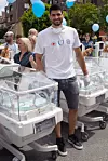 28052020., zagreb, petrova bolnica. Primopredaja inkubatora za Odjel neonatologije. Na fotografiji: Luka Stepancic. foto: Livio Andrijic