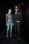 Zoe Kravitz i Lenny Kravitz napredstavljanju Saint Laurent kolekcije u veljači ove godine