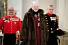 Dolazak na oproštajni prijem u svojstvu kraljice