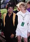 Oprah Winfrey i Martha Stewart snimljene u Central parku 1995.