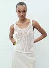 Mango heklani top s naramenicama (19,99 eura)