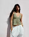 Bershka heklani top na vezanje (9,95 eura)