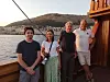 Calista Flockhart i Harrison Ford sa sinom Liamom u društvu s kapetanom karake, Franom Radoševićem.