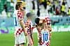 Luka Modrić i Ivan Perišić s djecom