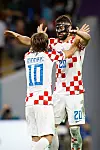 Luka Modrić i Joško Gvardiol nakon utakmice s Brazilom