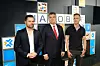 Alen Sumina i Zoran Vučinić s predsjednikom Zoranom Milanovićem.