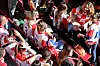 Izabel Kovačić i Blanka Vlašić susrele su se na stadionu.