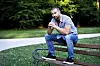 Zagreb, 080717. Glumac Ivan Herceg, fotografiran u parku Maksimir. Foto: Boris Kovacev / CROPIX